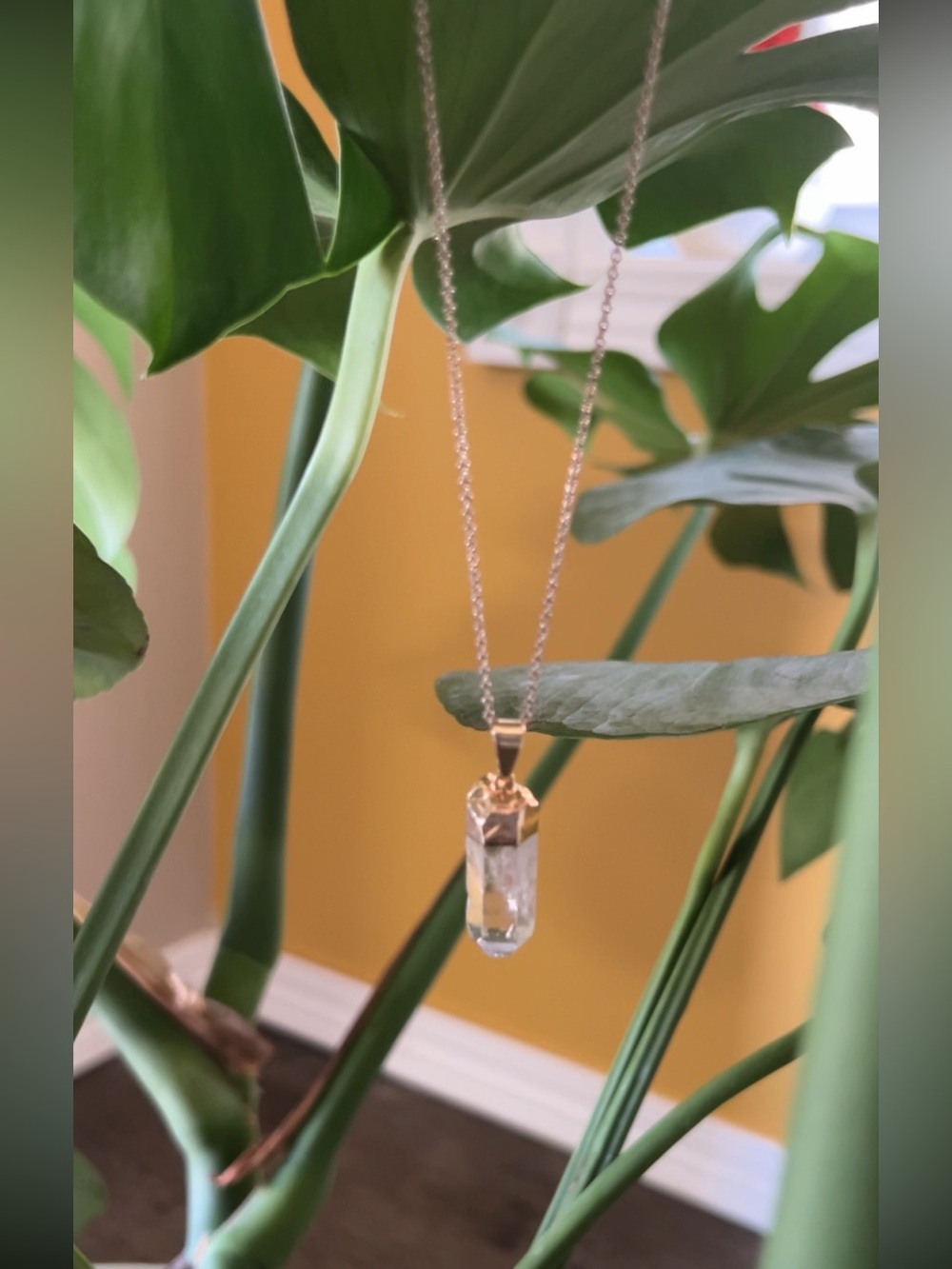 Crystal Pendant Necklace 🔮